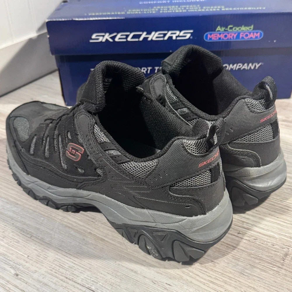 Skechers Men's After Burn M Fit 51866 Size 11 Black Casual‎ Slip-On Shoes